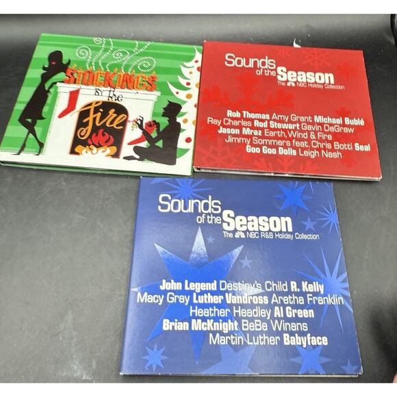 Sounds Of The Season NBC Holiday Collection Various Artists Jazz Lot Of 3 CDs -D - Picture 1 of 8